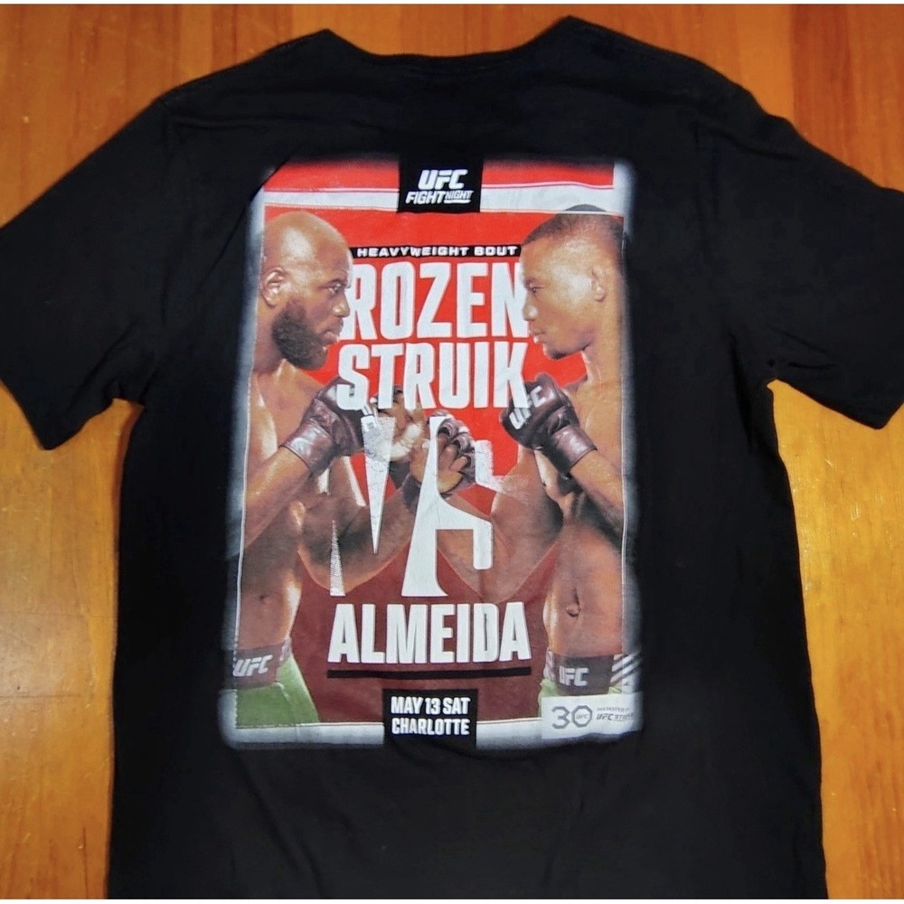 UFC Fight Night Charlotte Rozen Struik vs Almeida Heavyweight Bout T Shirt Large